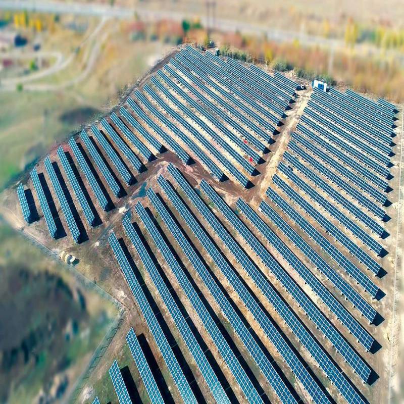  2MW projek pemasangan tanah solar di armenia 2019 