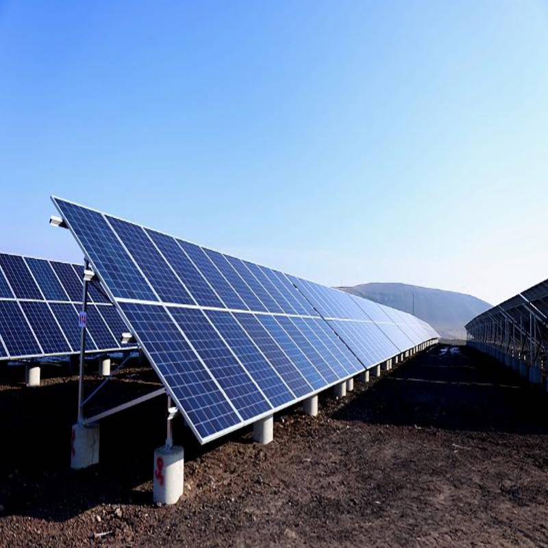  1MW projek pemasangan tanah solar di armenia 2019 